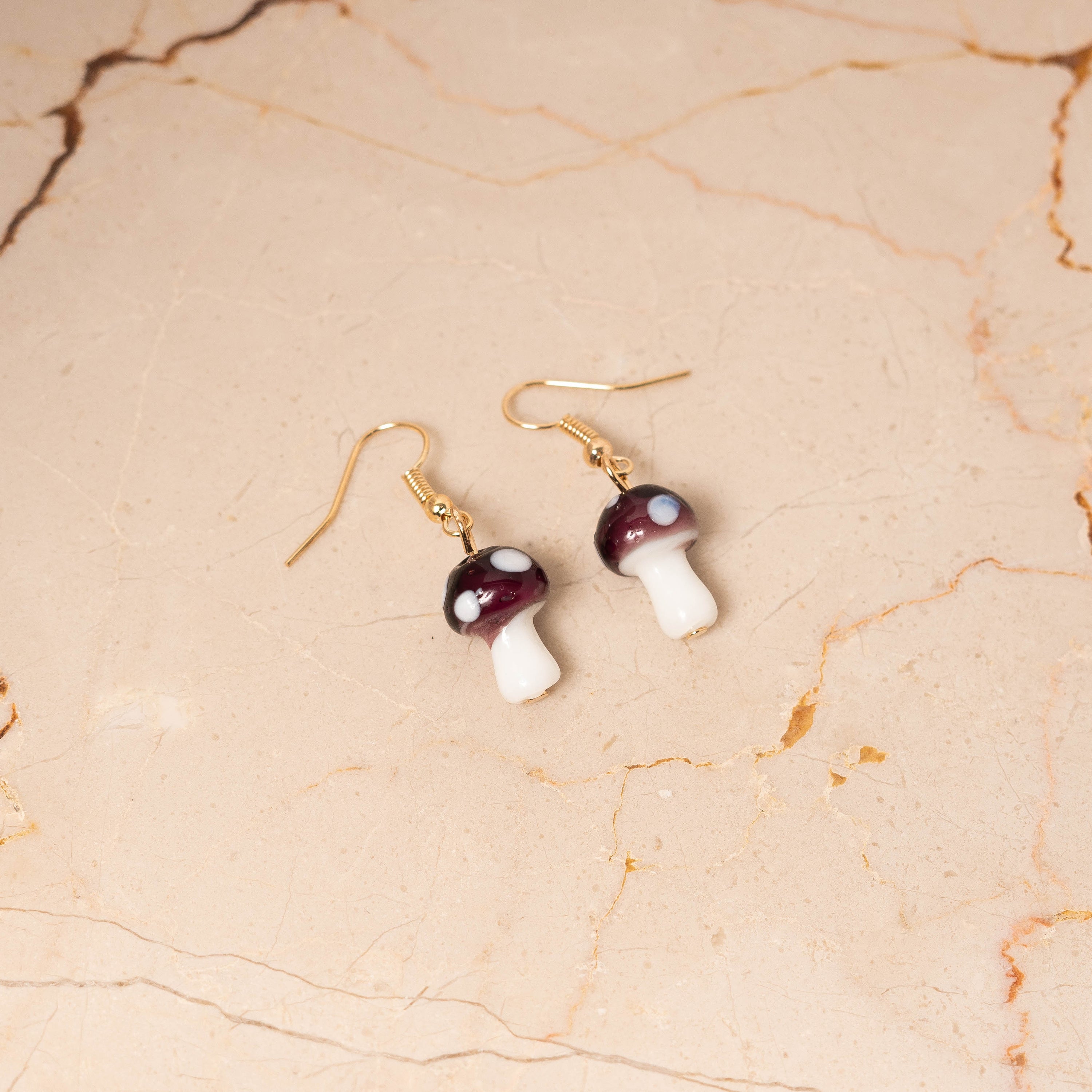 Mushroom earrings