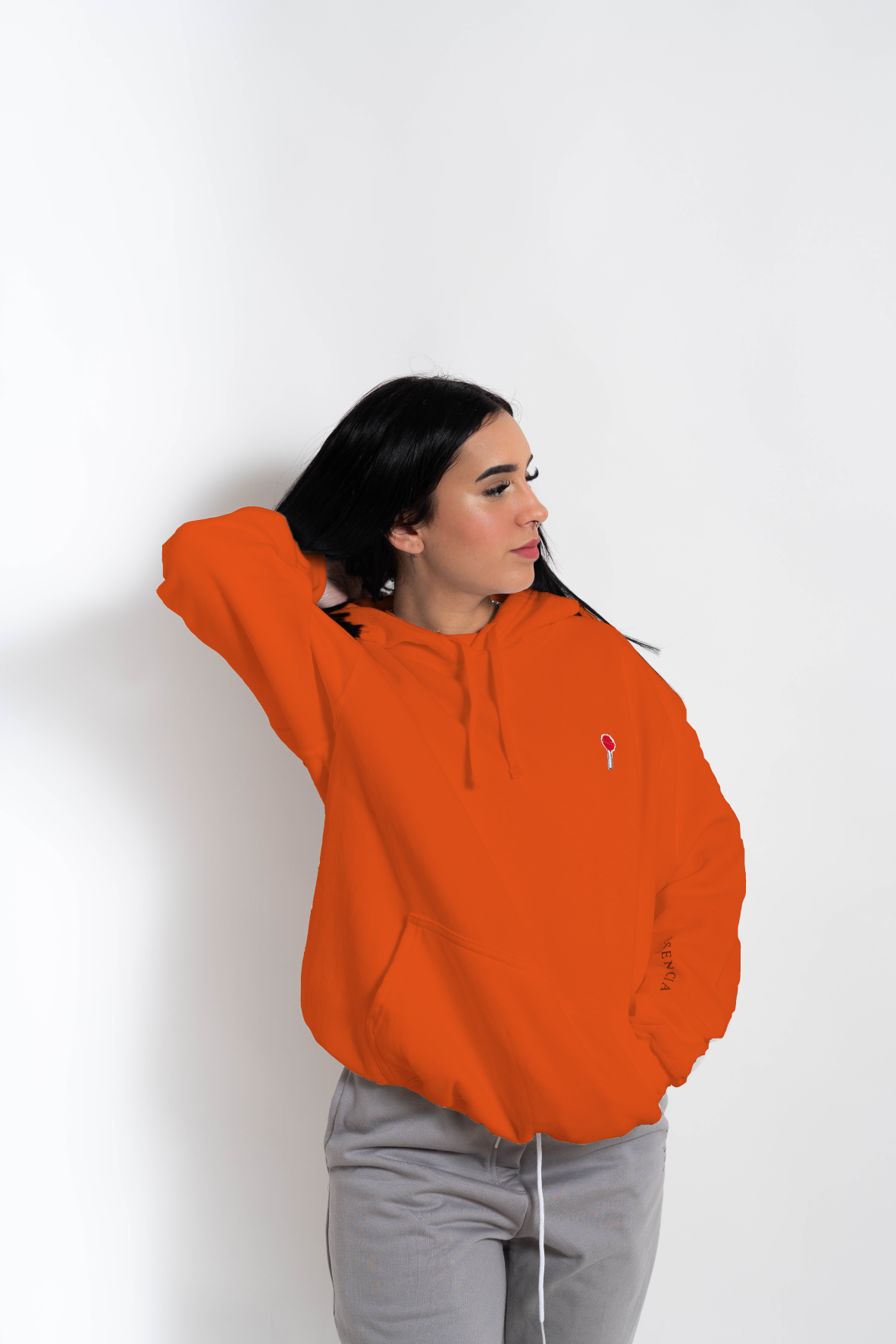 Lollipop orange hoodie